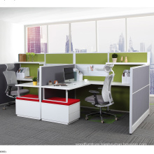 Commercial 4 Seat Cubicle  Desk Modern Table Modular Office Workstation Cabinet  Office Furniture